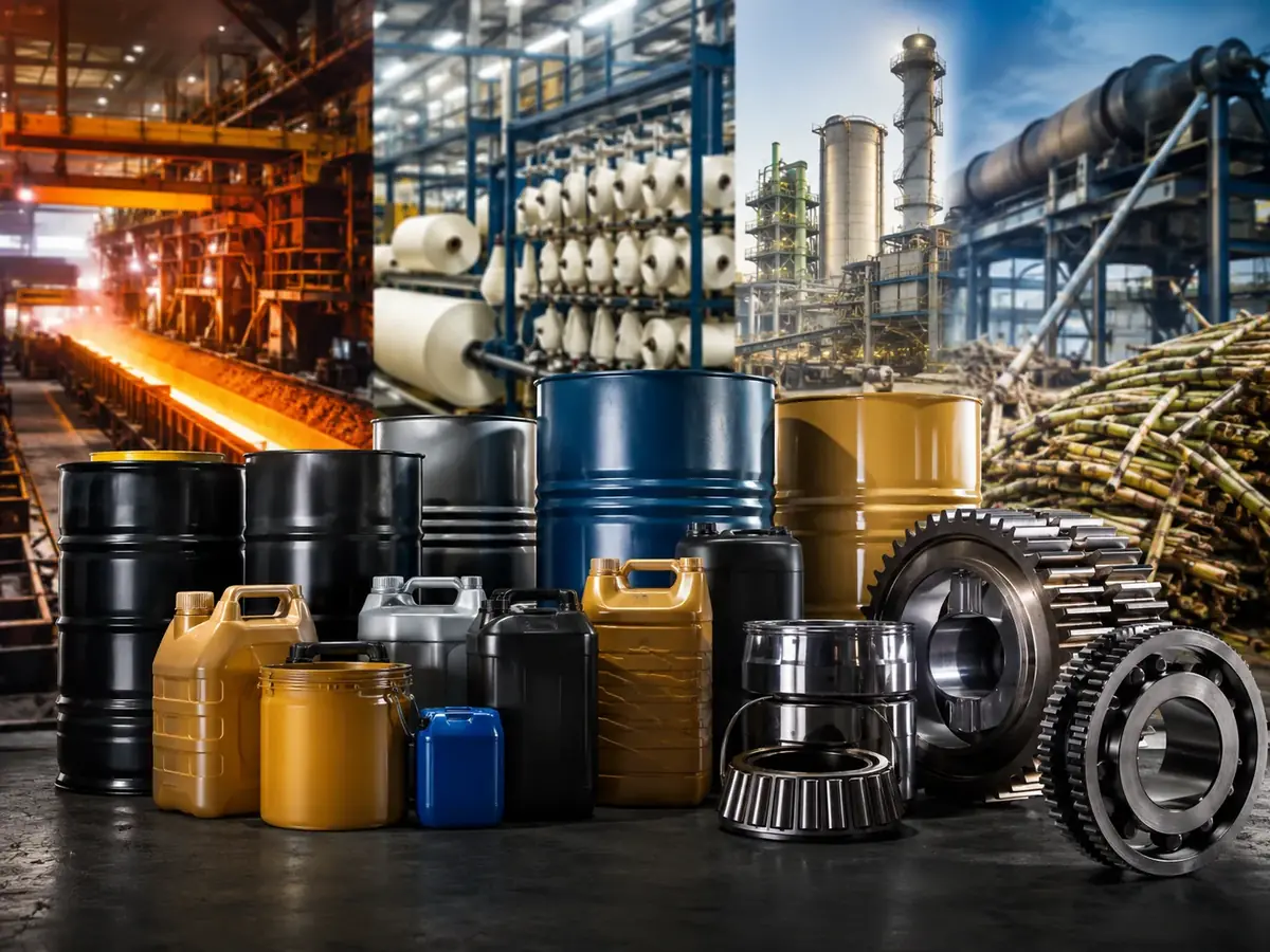 Industrial oils and lubricants